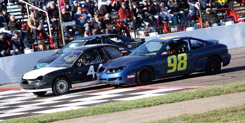 Cars Racing at Bud's Speedway