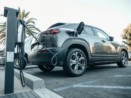Electric vehicle charging it's battery